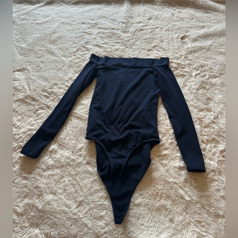 Navy off the shoulder bodysuit size XXSP